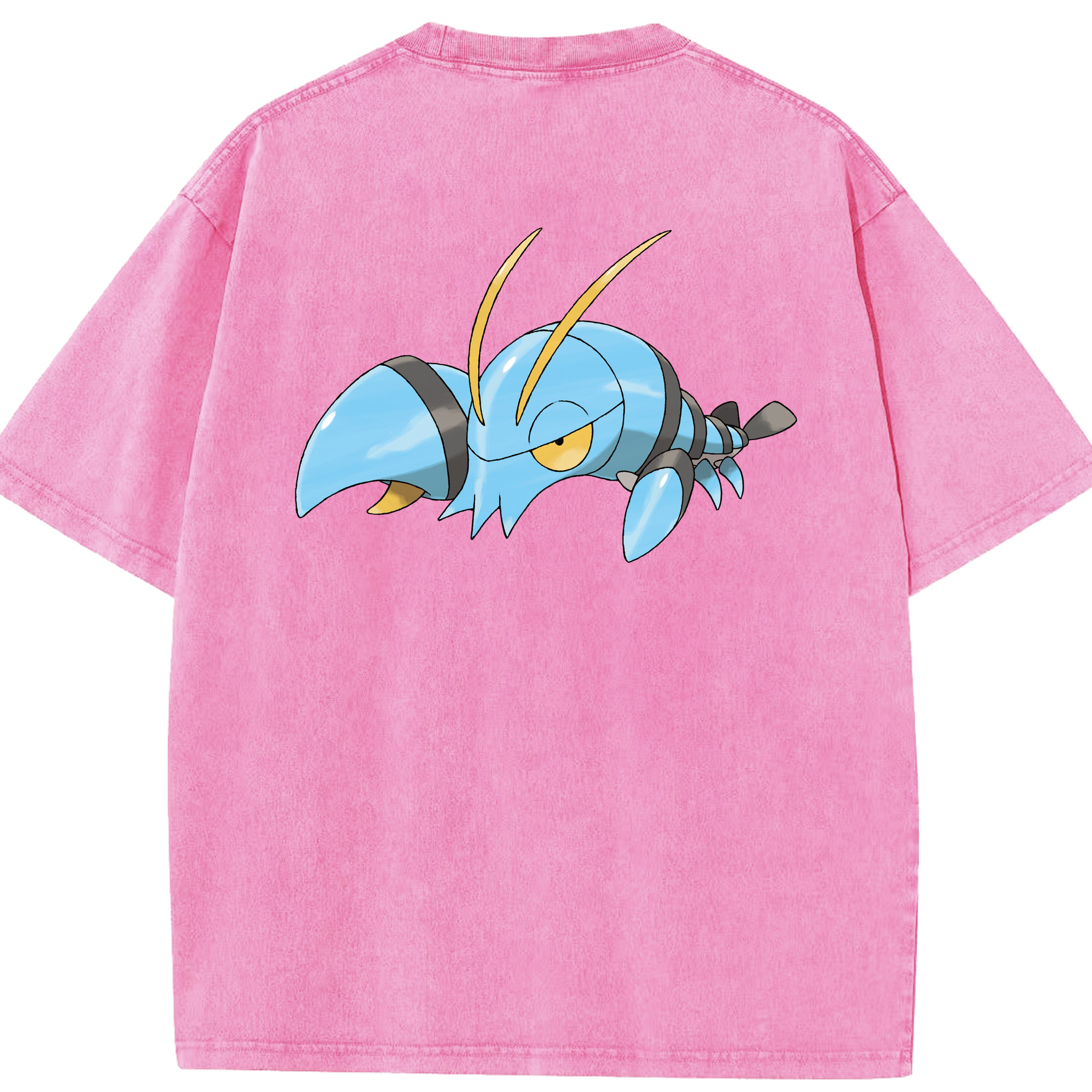 （画像用） ポケットモンスター Pokémon 綿100% ヴィンテージ風 半袖Tシャツ（背面プリント）